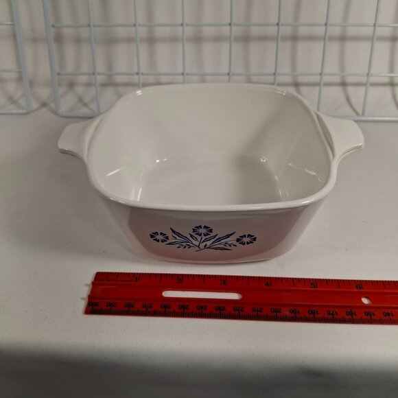 Corning Ware Blue Cornflower Casserole Dish P-43-B 700ml Vintage No Lid - Picture 11 of 11